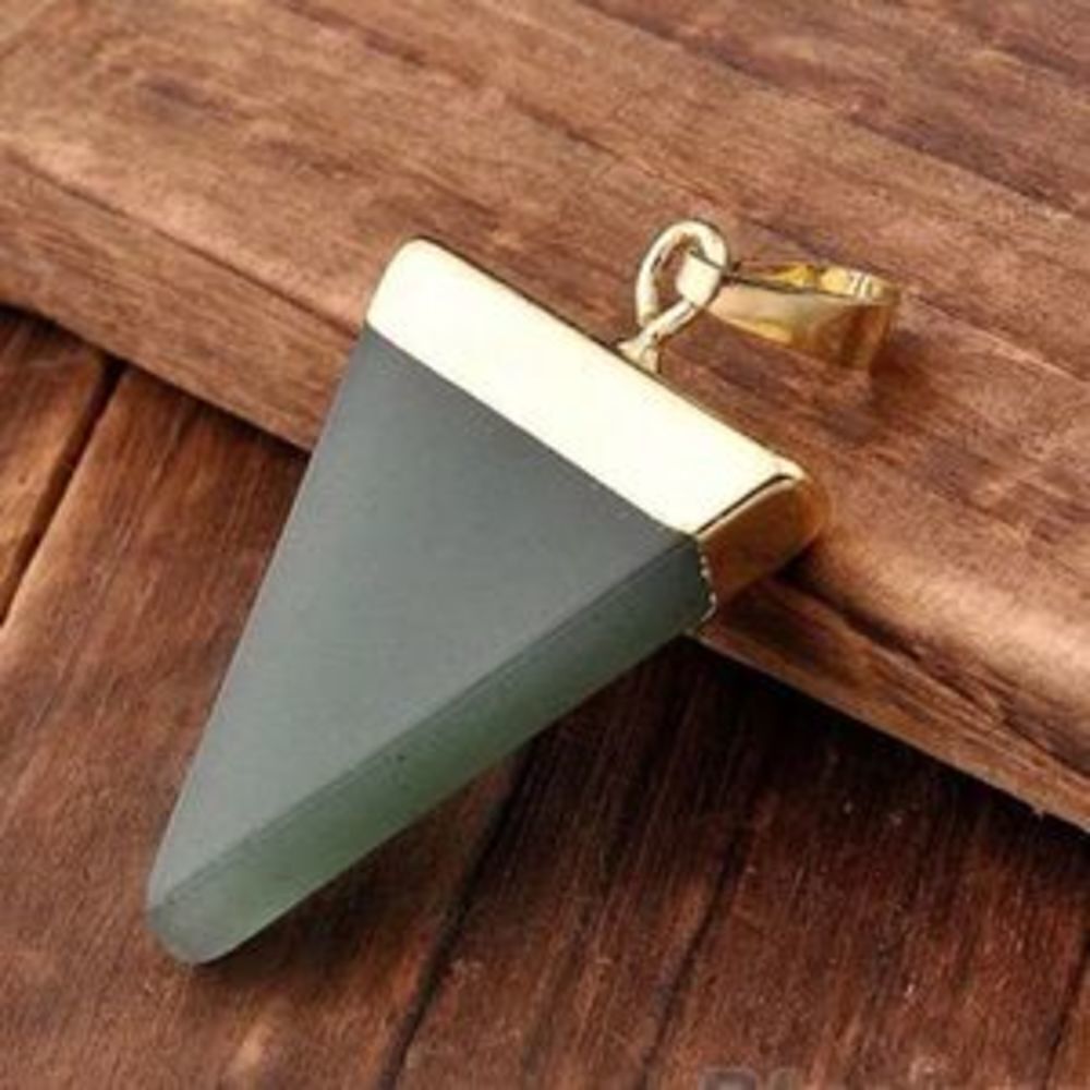 NEW!! Green Triangle Pendant